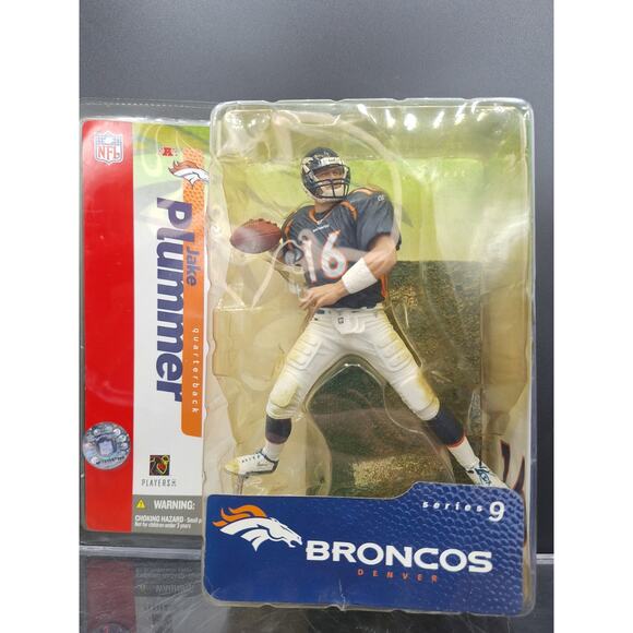Denver Broncos Quarterback JAKE PLUMMER Action Figure-McFarlane. Blue Jersey - Picture 1 of 9